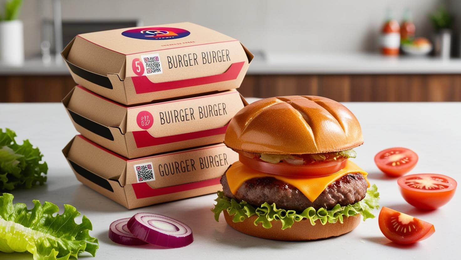 Burgers Packaging box