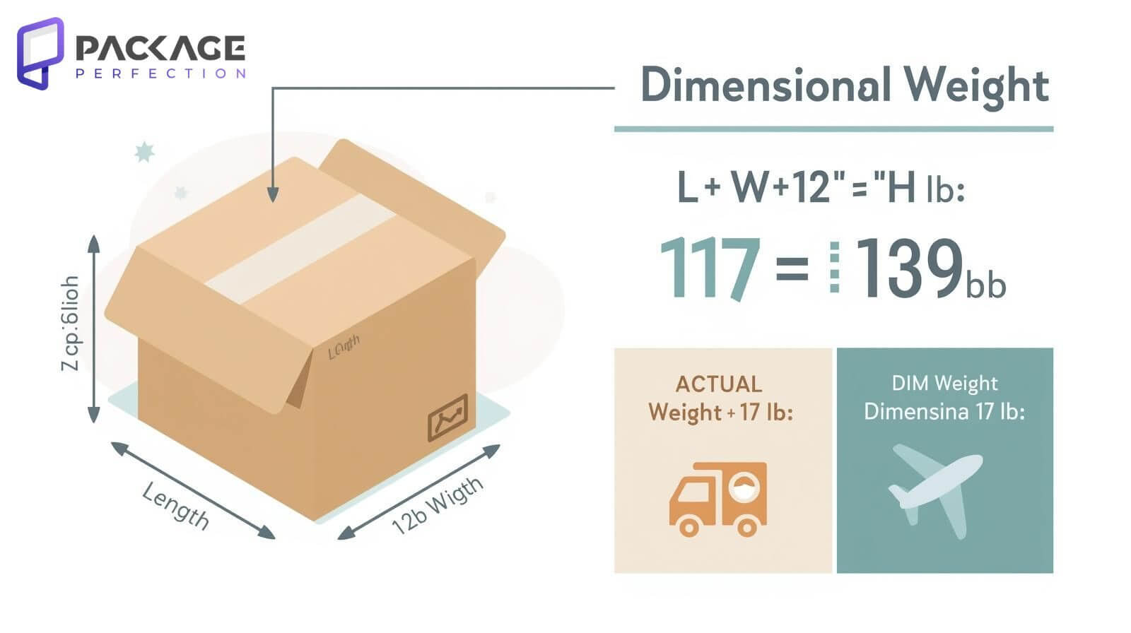 length width height